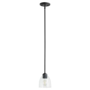 Reyes 1-Light Pendant in Textured Black