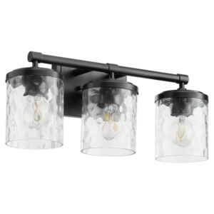 Starky 3-Light Bathroom Vanity Light in Matte Black