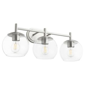 Lyon 3-Light Bathroom Vanity Light in Satin Nickel