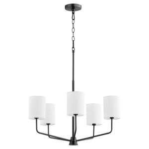 Harmony 5-Light Chandelier in Matte Black