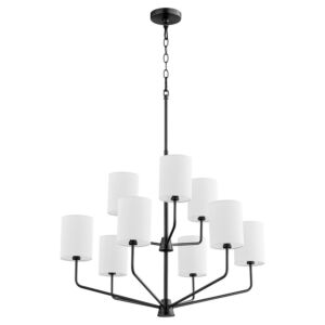 Harmony 9-Light Chandelier in Matte Black