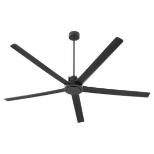 Revel 80" Ceiling Fan in Matte Black by Quorum International