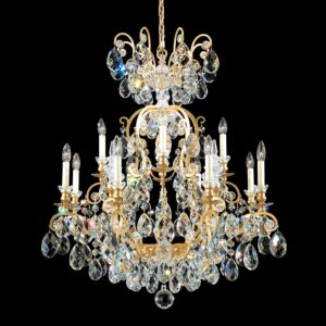 Renaissance 13 Light Chandelier in Heirloom Gold by Schonbek