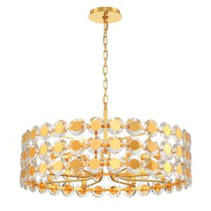 Perrene  Pendant in Gold by Eurofase