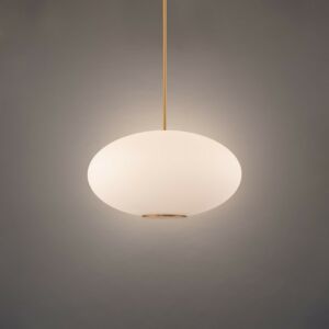 Illusion LED Pendant in Aged Brass by Modern Forms