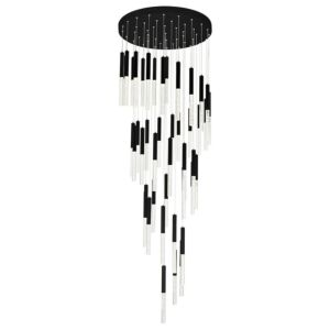 Dragonswatch LED Chandelier in Black by CWI Lighting