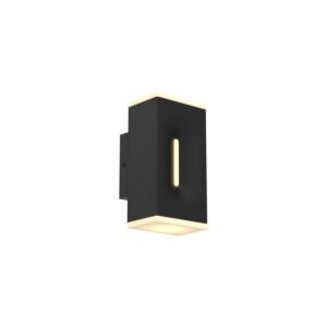 1-Light LED Wall Sconce in Black