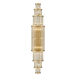 Waldorf LED Wall Sconce in Aged Brass by Avenue Lighting