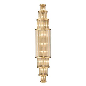 Waldorf LED Wall Sconce in Aged Brass by Avenue Lighting