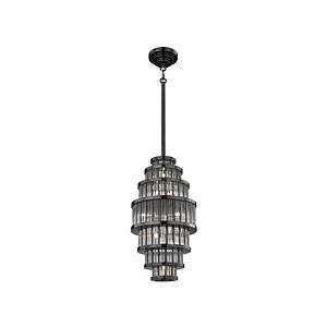 Waldorf LED Pendant in Polished Gunmetal by Avenue Lighting