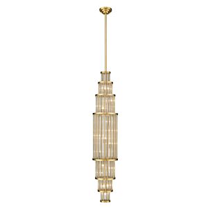 Waldorf LED Pendant in Aged Brass by Avenue Lighting