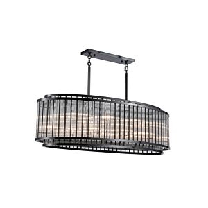 Waldorf  Chandelier in Polished Gunmetal by Avenue Lighting