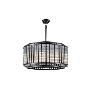 Waldorf  Chandelier in Polished Gunmetal by Avenue Lighting