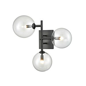 Delilah Three Light Wall Sconce in Black by Avenue Lighting