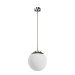 Hunter Hepburn 12 Inch Diameter Pendant in Brushed Nickel