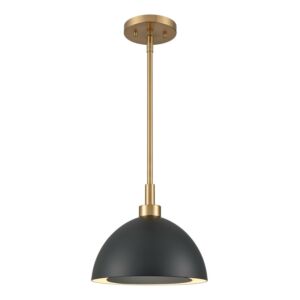 Pelham 2-Light Pendant in Satin Brass