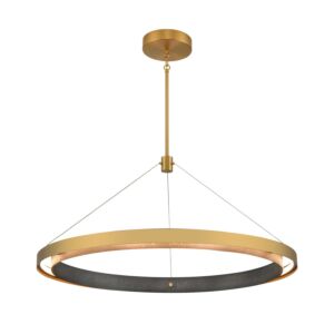 Fagan LED Pendant in Brushed Brass