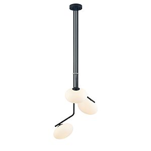 Valour Road 3-Light Pendant in Ebony