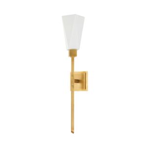 Artemis One Light Wall Sconce in Vintage Brass by Corbett Lighting