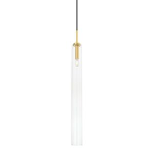 Nyah One Light Pendant in Aged Brass by Mitzi