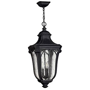 Hinkley Trafalgar 3-Light Outdoor Light In Museum Black