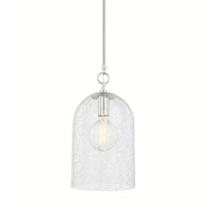 Belleville One Light Pendant in Polished Nickel by Hudson Valley