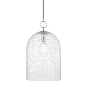 Belleville One Light Pendant in Polished Nickel by Hudson Valley