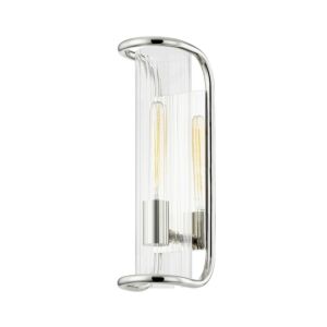 Fillmore 1-Light Wall Sconce in Polished Nickel