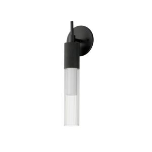 Reeds LED Wall Sconce in Black by ET2