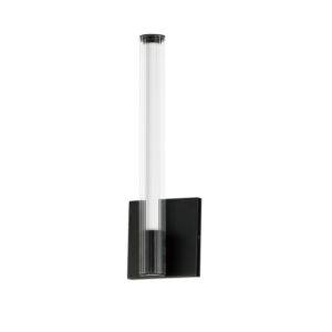 Cortex LED Wall Sconce in Black by ET2