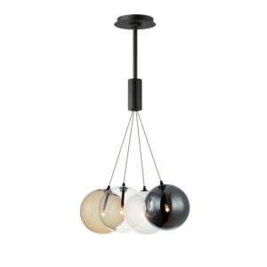 Burst LED Pendant in Black by ET2