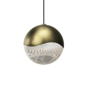 Grapes LED Pendant in Brass Finish by Sonneman