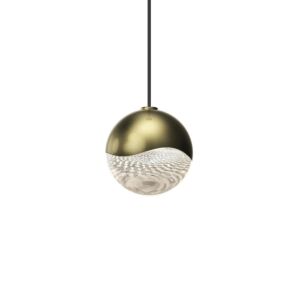 Grapes LED Pendant in Brass Finish by Sonneman