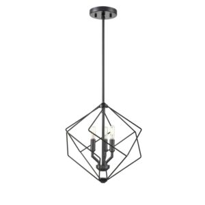 Ashoona 3-Light Pendant in Ebony