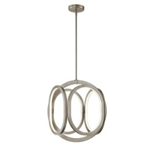 Perigee Ac LED LED Foyer Pendant in Buffed Nickel