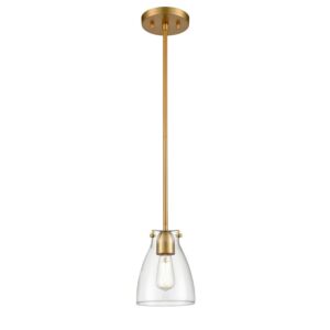 Emma 1-Light Pendant in Brass