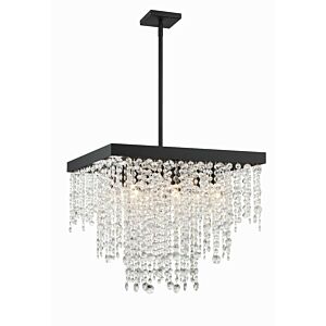 Winham 8-Light Chandelier in Black Forged