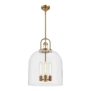 Lancaster 4-Light Pendant in Aged Gold