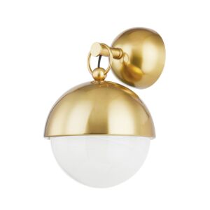 Althea 1-Light Wall Sconce in Vintage Polished Brass