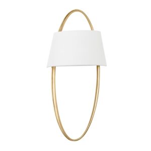 Dubai 2-Light Wall Sconce in Vintage Gold Leaf