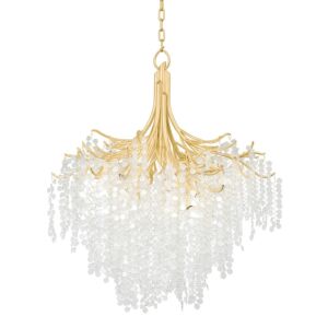 Genoa 9-Light Chandelier in Gold Leaf