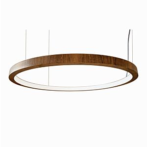 Frame LED Pendant in Imbuia