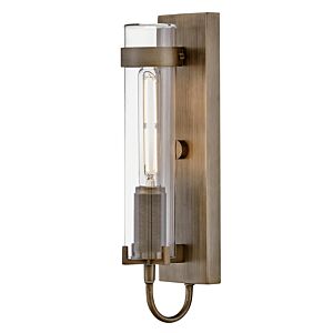 Ryden 1-Light Medium Wall Mount Lantern in Burnished Bronze