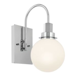 Hex 1-Light Wall Sconce in Chrome