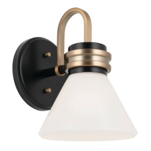 Farum One Light Wall Sconce in Black by Kichler