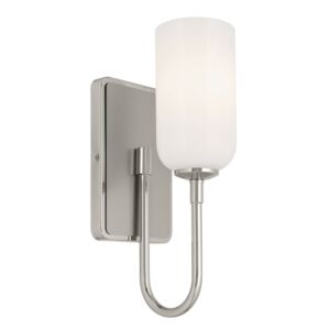 Solia 1-Light Wall Sconce in Polished Nickel