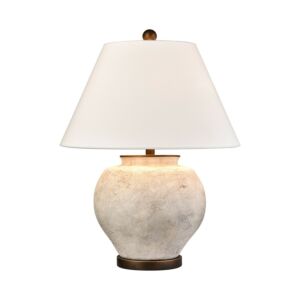 Erin  Table Lamp in Aged White by ELK Home