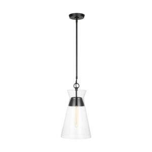 Atlantic 1-Light Pendant in Aged Iron