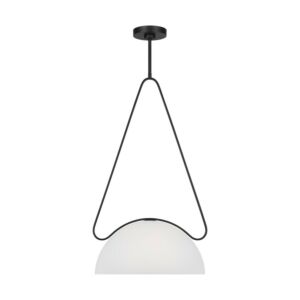 Nido 1-Light Pendant in Midnight Black