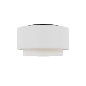 Sawyer 3-Light Flush Mount in Midnight Black